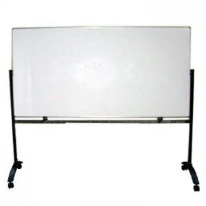 Papan Tulis (Whiteboard) Sentra Double Face (Stand) 120 x 240 cm
